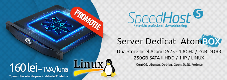 Server Dedicat AtomBOX – Editie Speciala